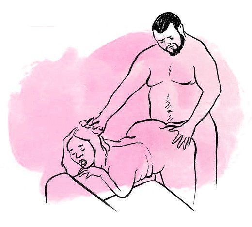 Fat man sex position image