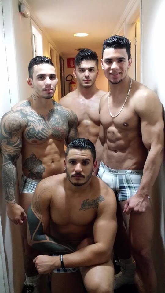 muscle gay men gangbang