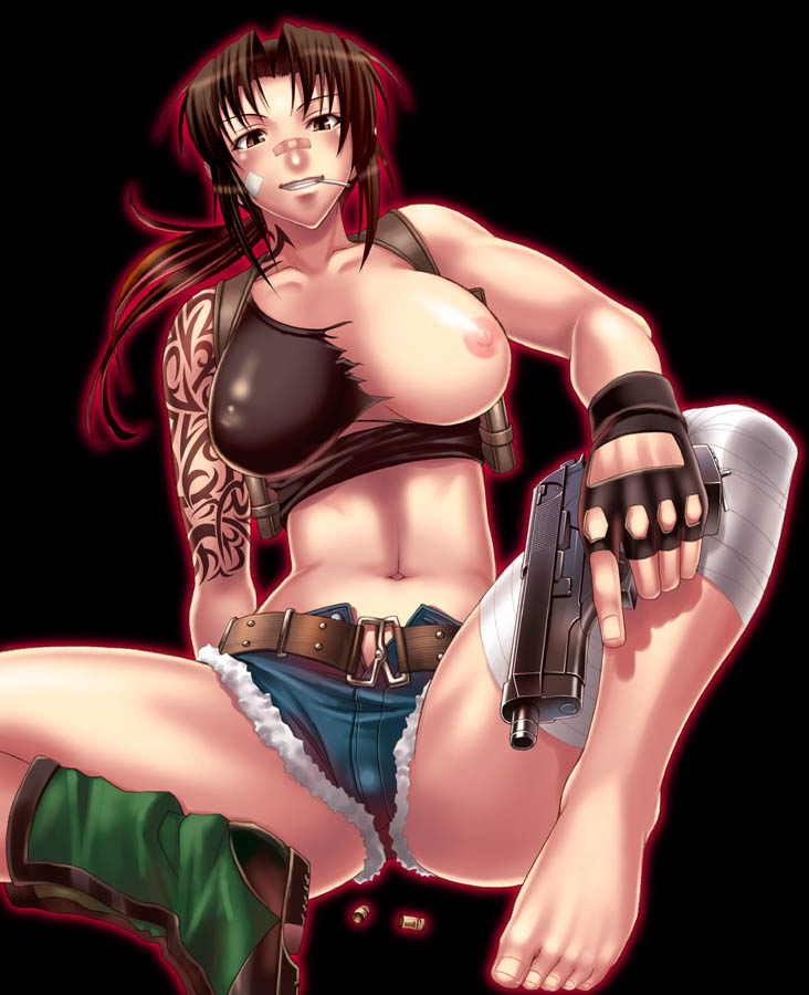 Junior reccomend black lagoon revy receives rough