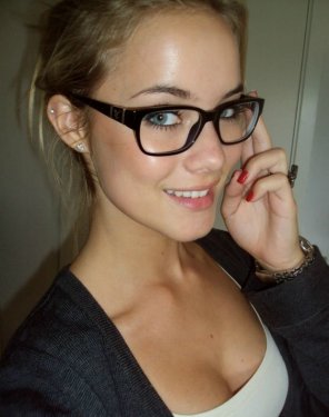 best of Glasses sexy blonde with clarise
